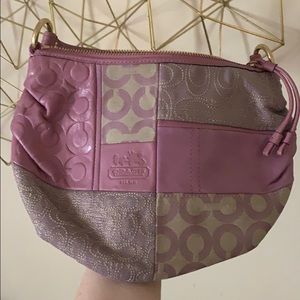 Purple Patchwork Coach purse